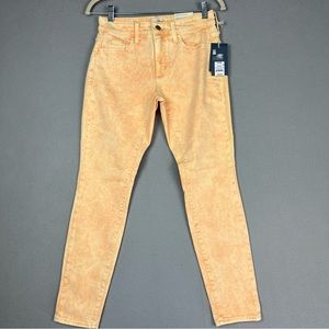 Universal Thread Women's High Rise Skinny Jeans Acid Orange 0/25R